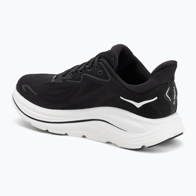Dámska bežecká obuv HOKA Clifton 10 Wide black/white 3