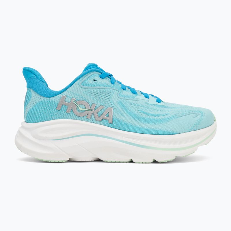 Dámska bežecká obuv HOKA Clifton 10 Wide skyward blue/cielo blue 2