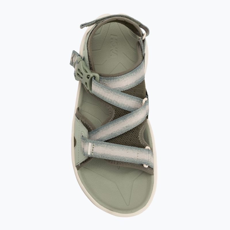 Pánske sandále HOKA Infini Hike TC green/sea moss/oat milk 5
