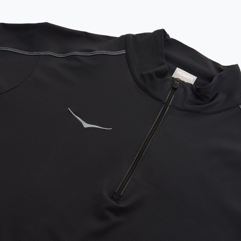 Pánska bežecká mikina HOKA GlideTech Quarter Zip black 3