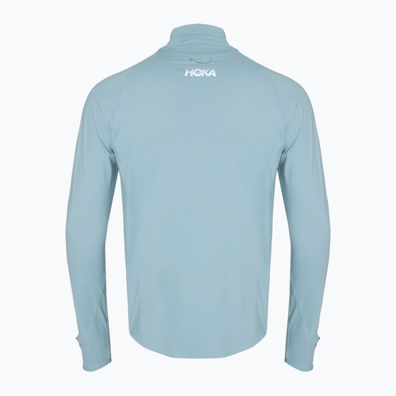 Pánska bežecká mikina HOKA GlideTech Quarter Zip druzy 5