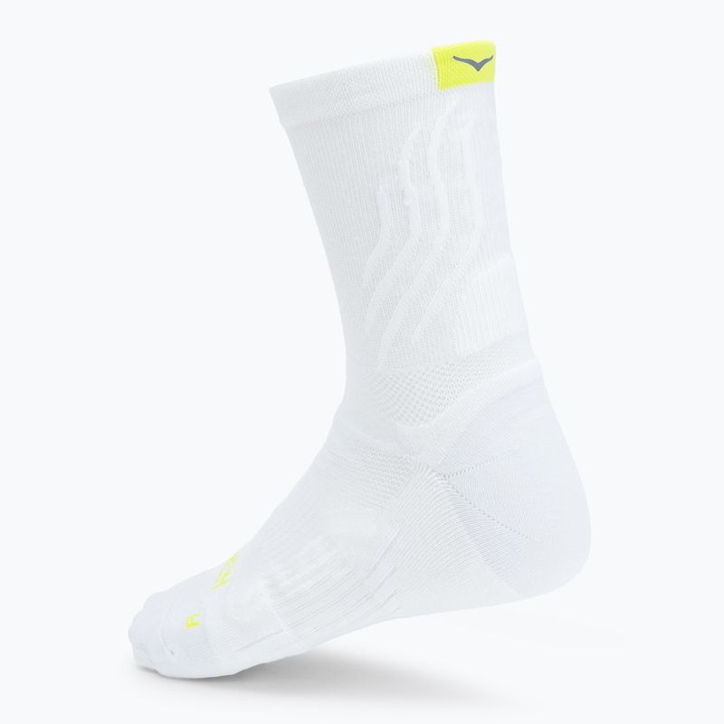 Ponožky HOKA Bondi Quarter Run white 2