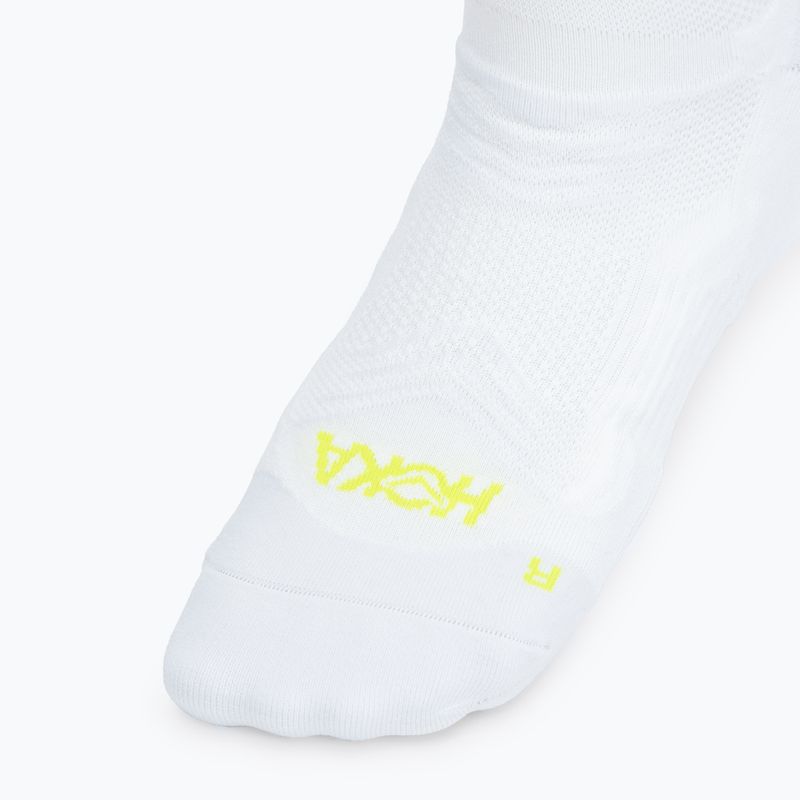 Ponožky HOKA Bondi Quarter Run white 3