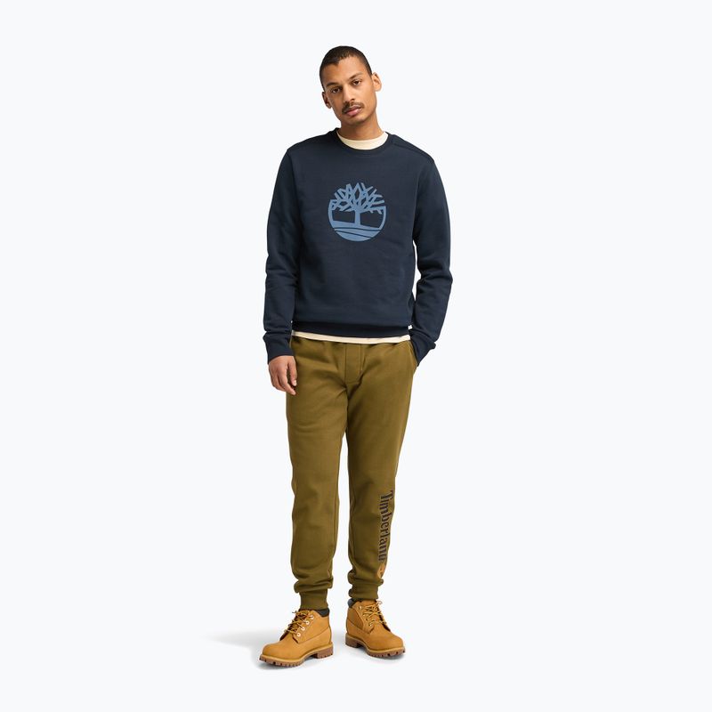 Pánska mikina Timberland Tree Logo Crew Neck dark sapphire 2