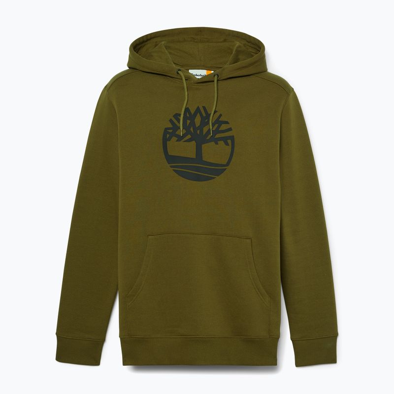 Pánska mikina Timberland Tree Logo Hoodie dark olive 5