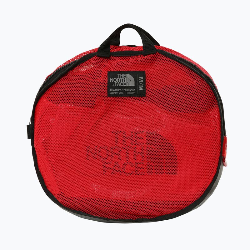 Cestovná taška The North Face Base Camp Duffel M 71 l red/black 2
