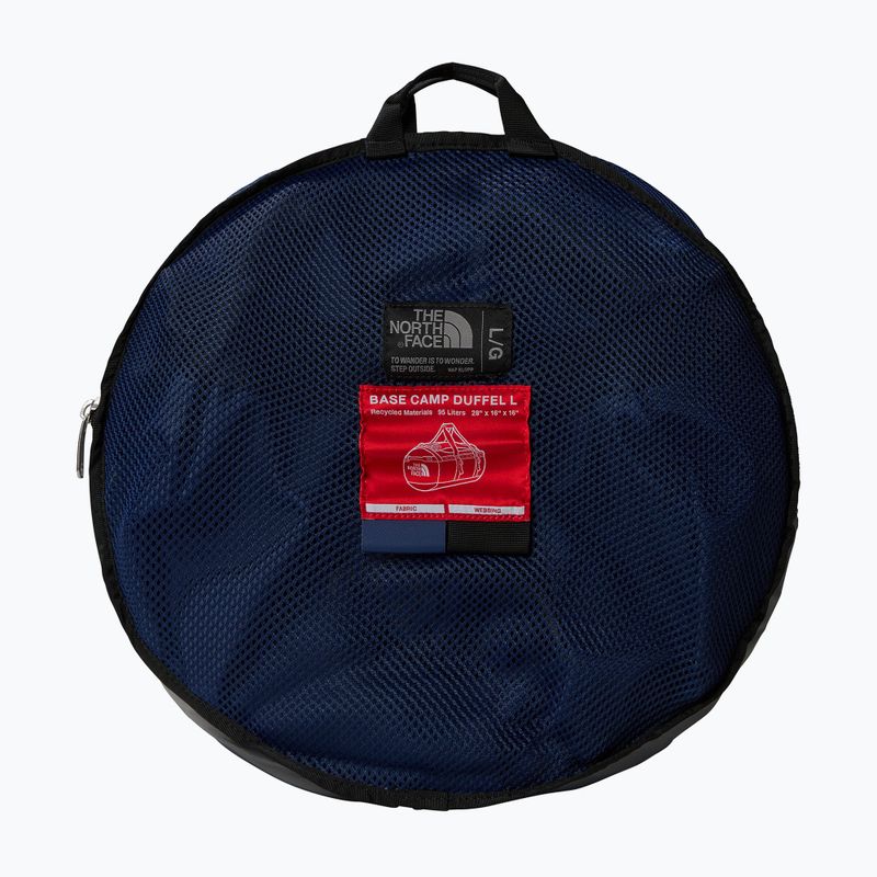 Cestovná taška The North Face Base Camp Duffel L 95 l summit navy/black/npf 3