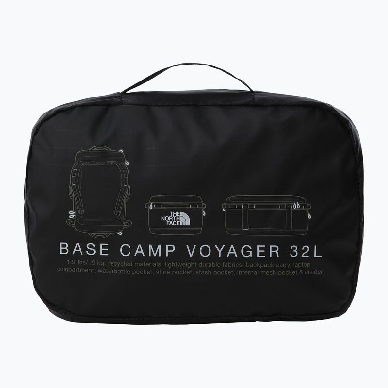 Cestovná taška The North Face Base Camp Voyager Duffel 32 l black/white/npf 5