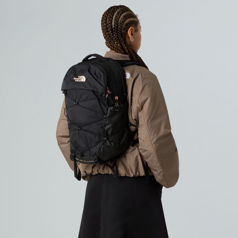 Dámsky mestský batoh The North Face Borealis Luxe 27 l black/burnt coral metallic 7
