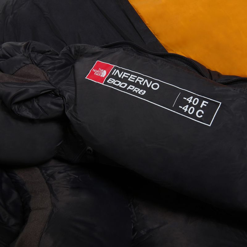 Spacák The North Face Inferno -40F/-40C 193/right brushfire orange/tnf black 4