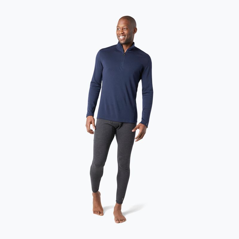 Pánska termo mikina Smartwool Classic Thermal Merino Base Layer 1/4 Zip Boxed deep navy 2