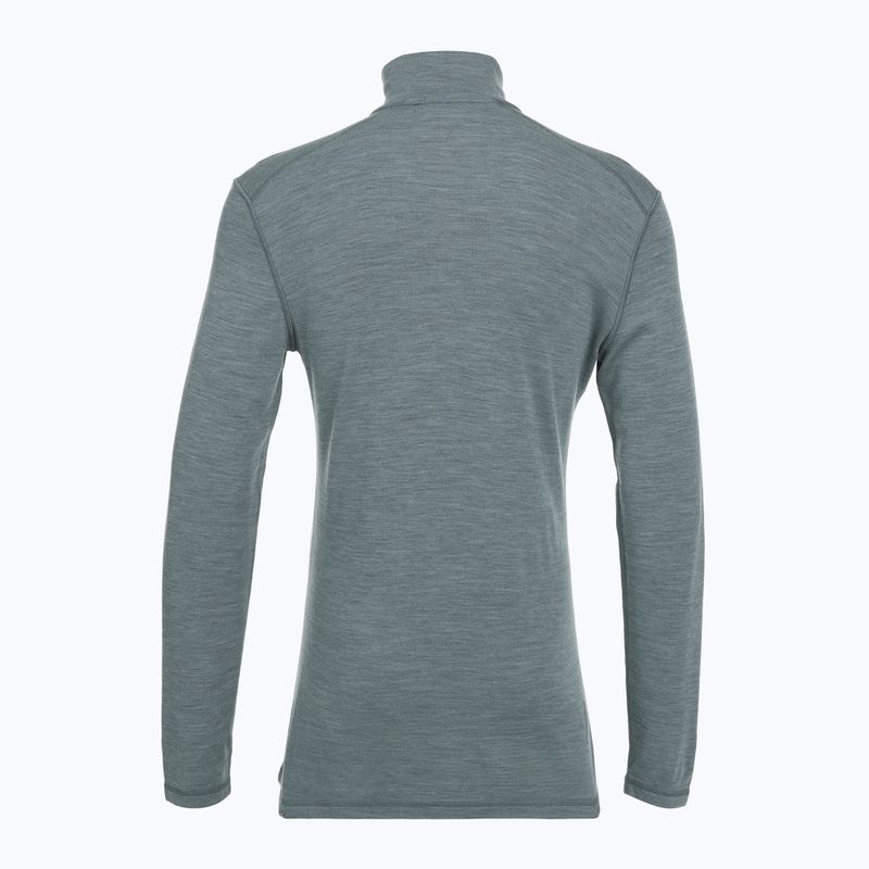 Pánska termo mikina Smartwool Classic Thermal Merino Base Layer 1/4 Zip Boxed pewter blue h 4