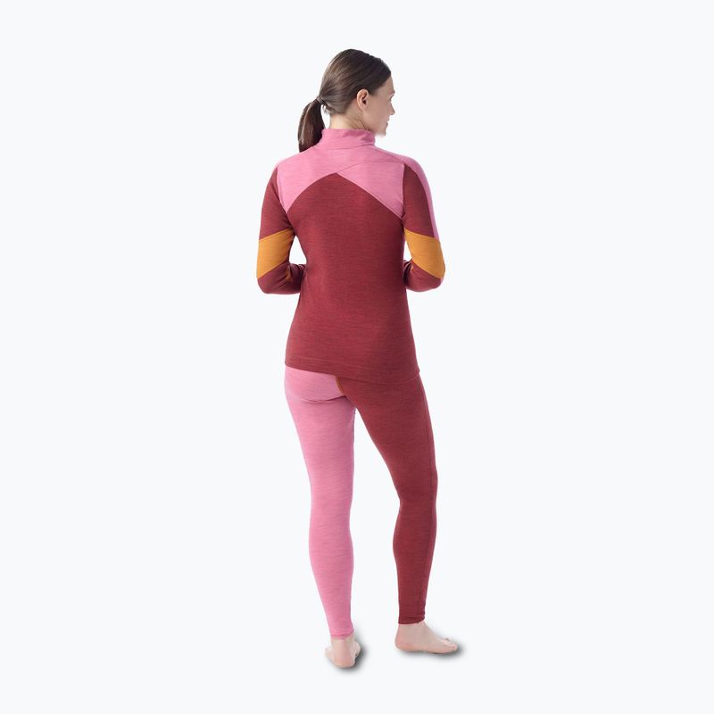 Dámska termo mikina Smartwool Thermal Merino Base Layer Colorblock 1/4 Zip Boxed 2