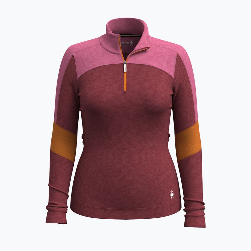 Dámska termo mikina Smartwool Thermal Merino Base Layer Colorblock 1/4 Zip Boxed 3