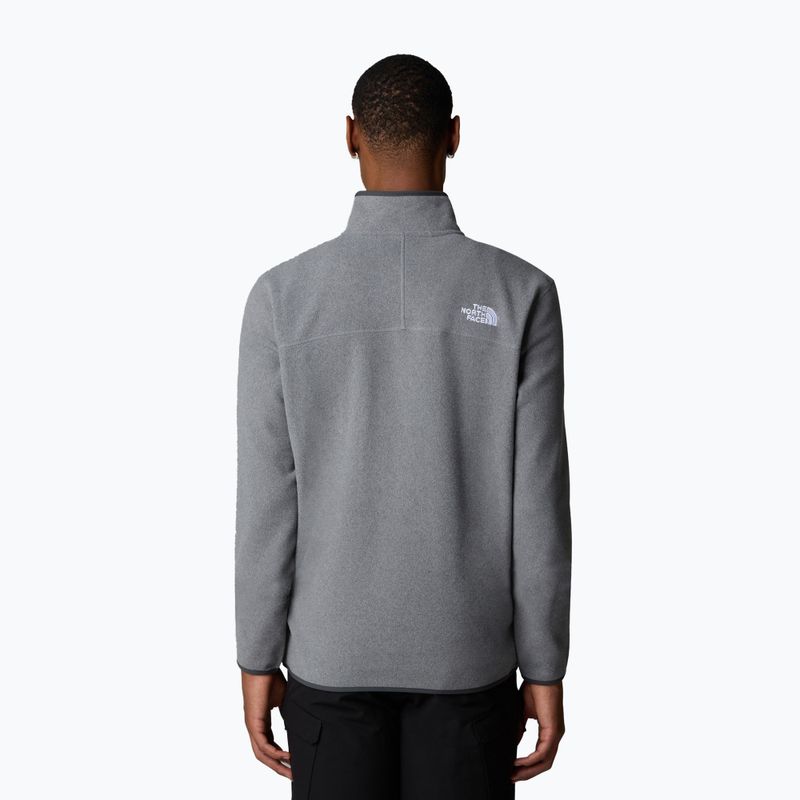 Pánska mikina The North Face 100 Glacier 1/4 Zip medium grey heather 3