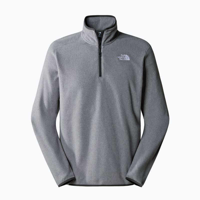 Pánska mikina The North Face 100 Glacier 1/4 Zip medium grey heather 4