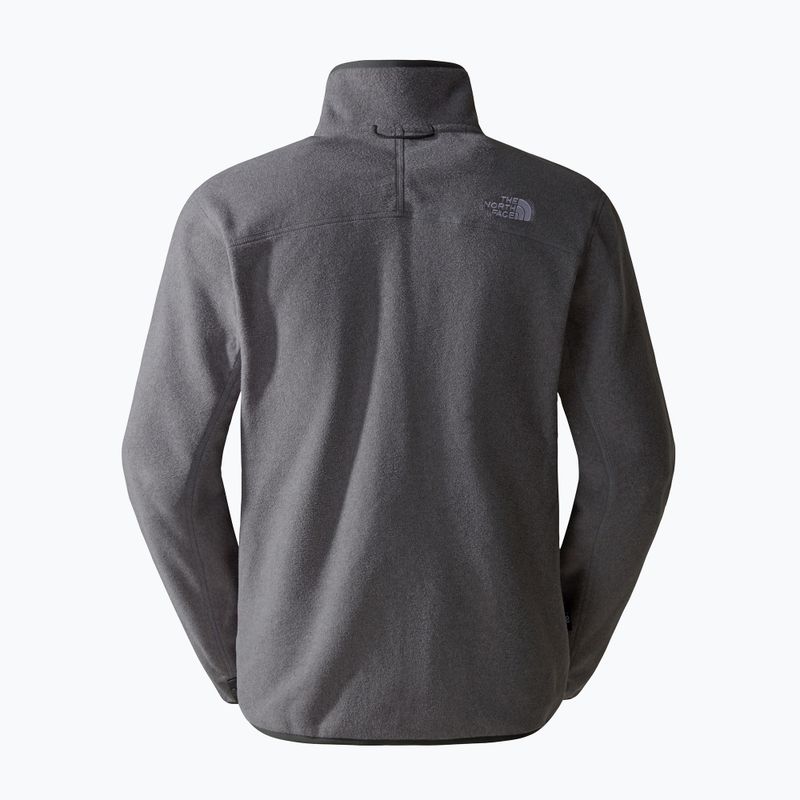 Pánska mikina The North Face 100 Glacier Full Zip medium grey heather 6