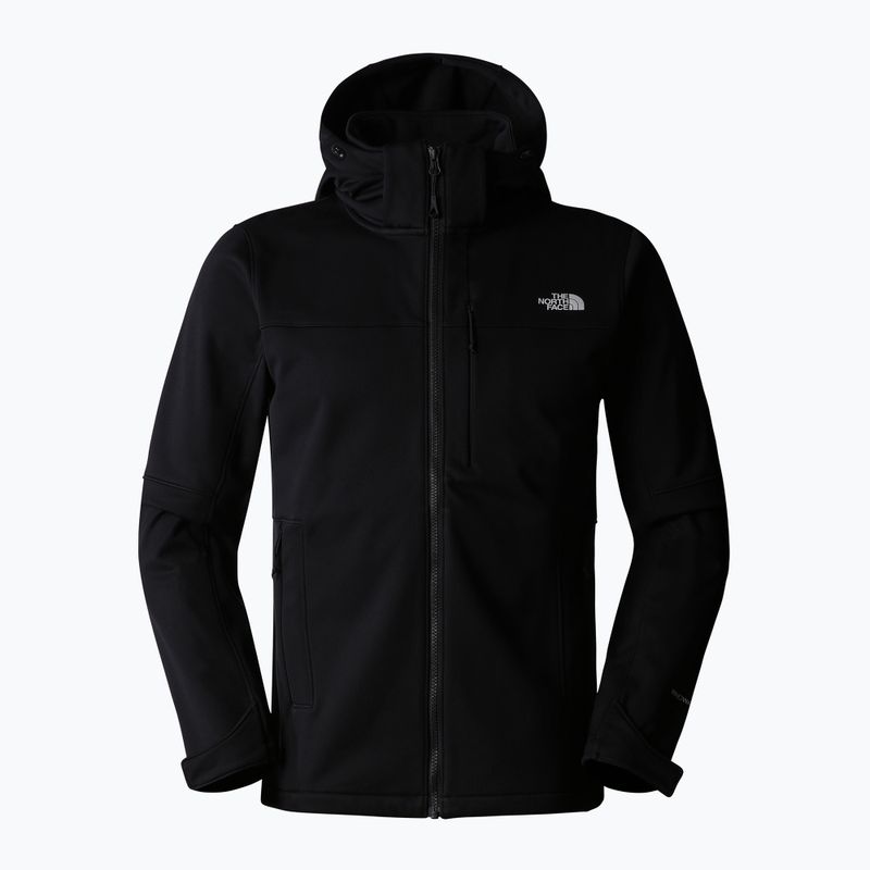 Pánska softshellová bunda The North Face Diablo Softshell s odnímateľnou kapucňou black/black/npf 5