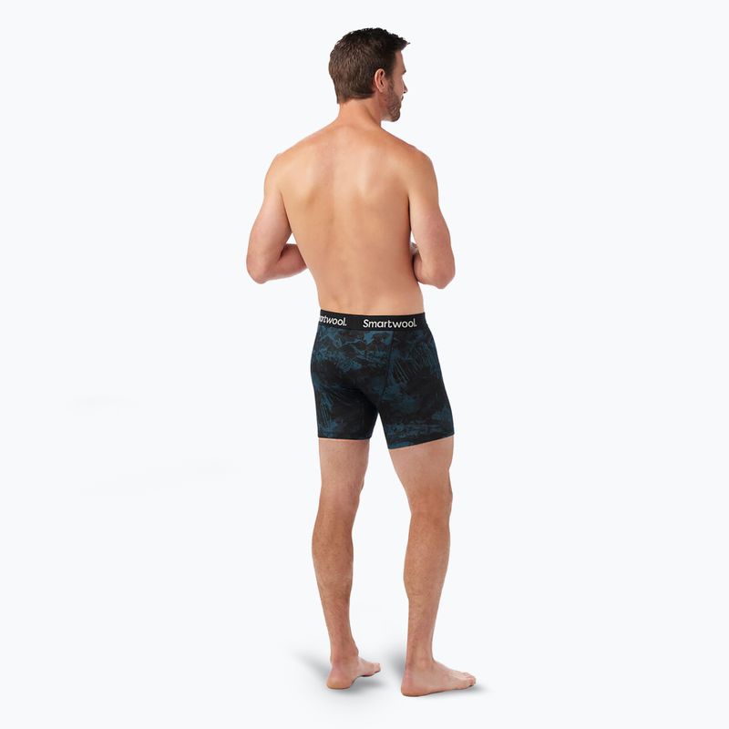 Pánske boxerky Smartwool Merino Print Twilight Blue Mountain 3