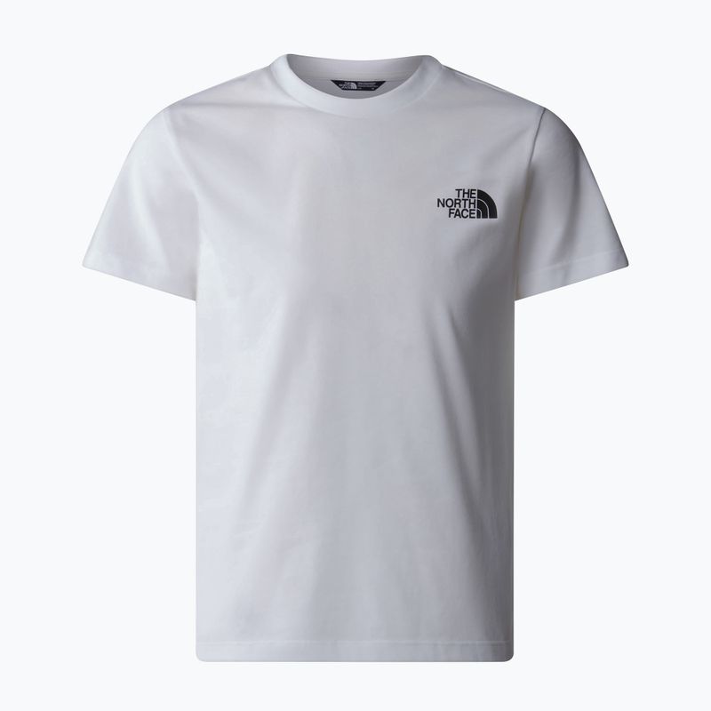 The North Face Teen Simple Dome Tee biele detské tričko 4