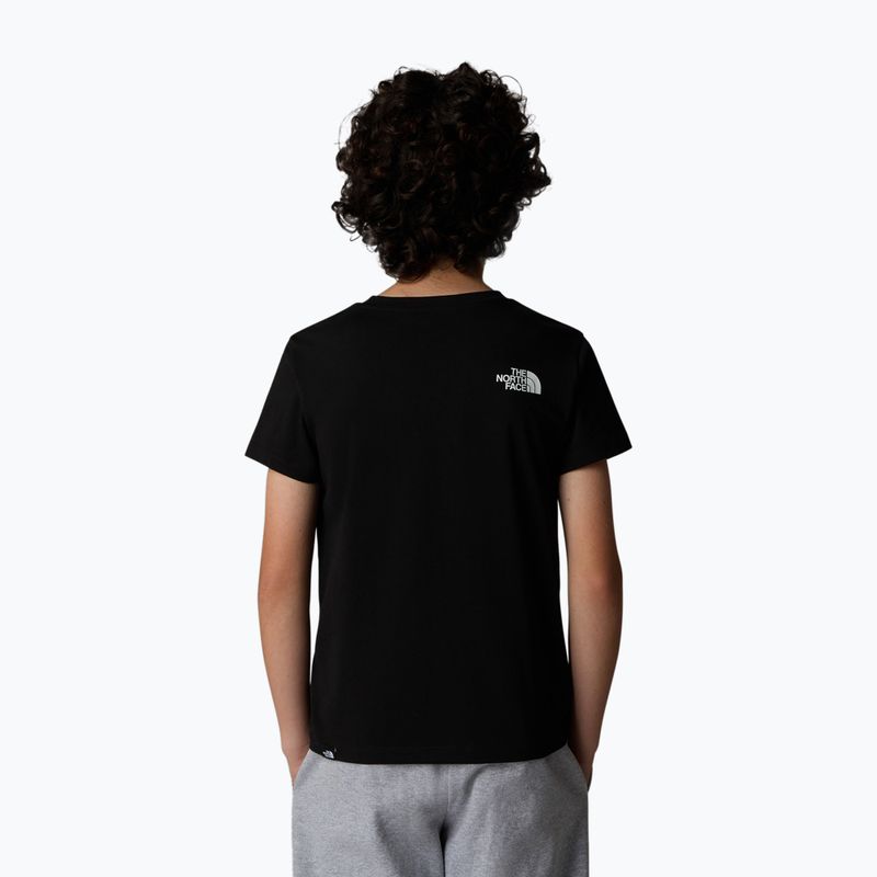 The North Face Teen Simple Dome Tee čierne detské tričko 3