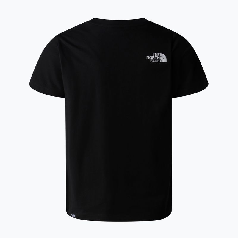 The North Face Teen Simple Dome Tee čierne detské tričko 5