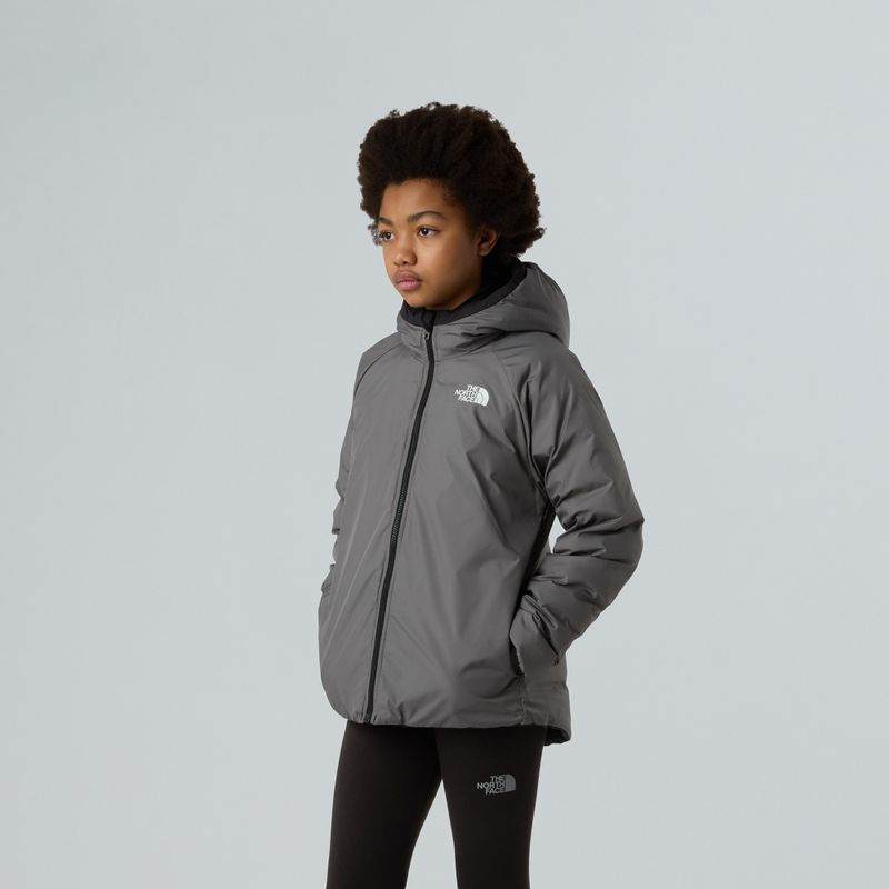 Detská páperová bunda The North Face Reversible Perrito Hooded black/smoked pearl 5