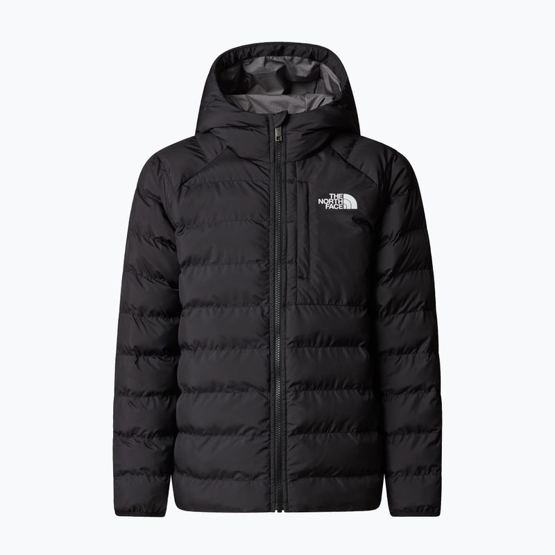 Detská páperová bunda The North Face Reversible Perrito Hooded black/smoked pearl 6
