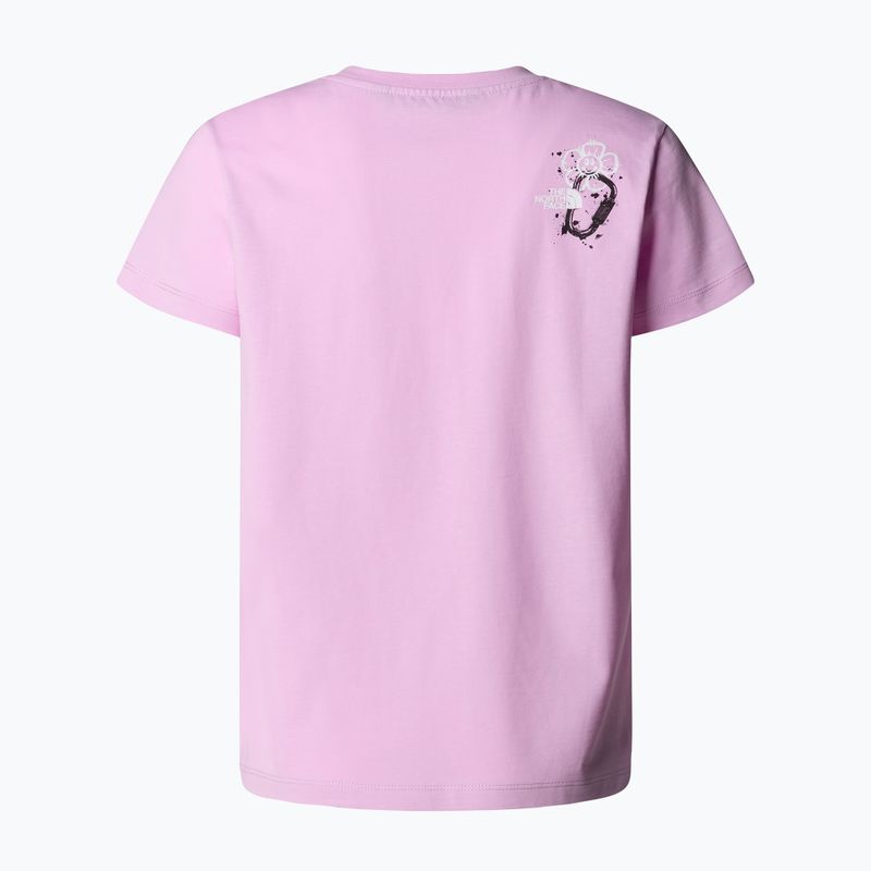 Detské tričko The North Face Graphic Relaxed Tee cyber pink 2