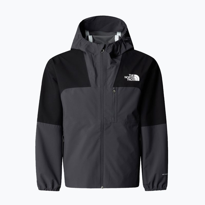 Detská nepremokavá bunda The North Face Teen Hike Packable Shell tnf black/asphalt grey 4