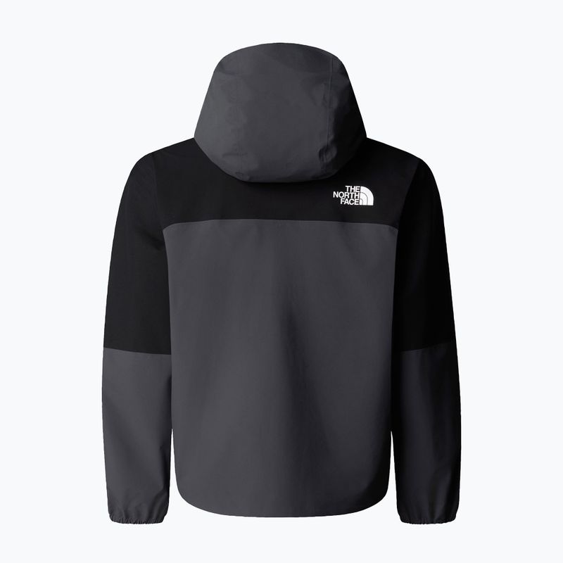 Detská nepremokavá bunda The North Face Teen Hike Packable Shell tnf black/asphalt grey 5