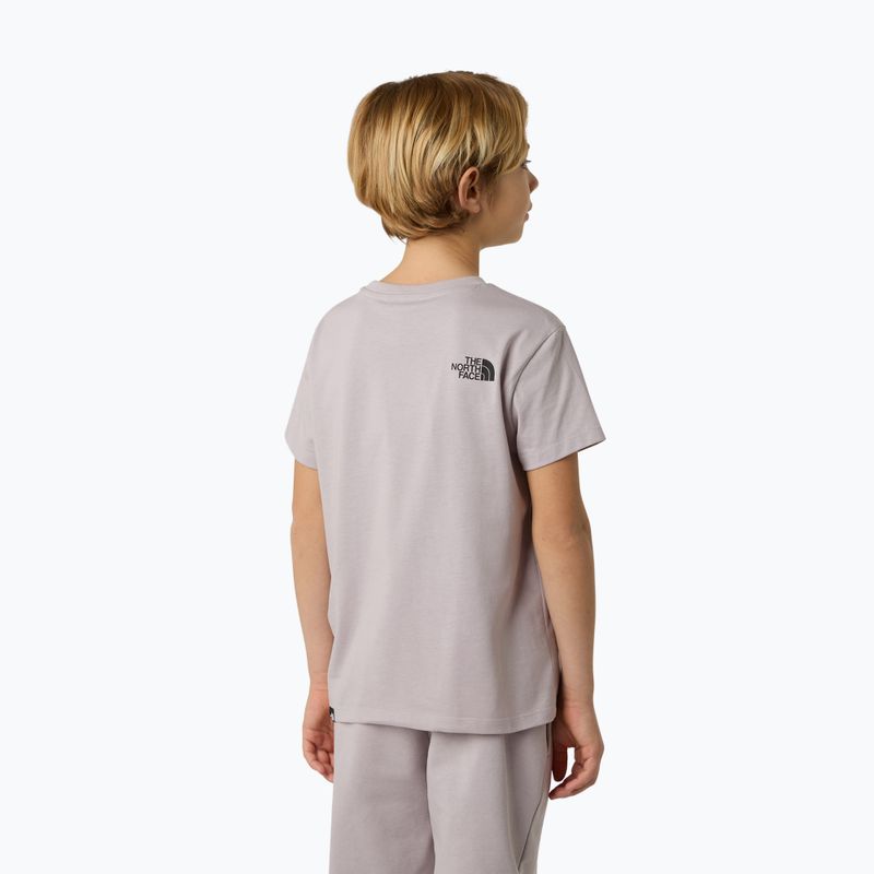 Detské tričko The North Face Teen Simple Dome Tee moonstone grey 3