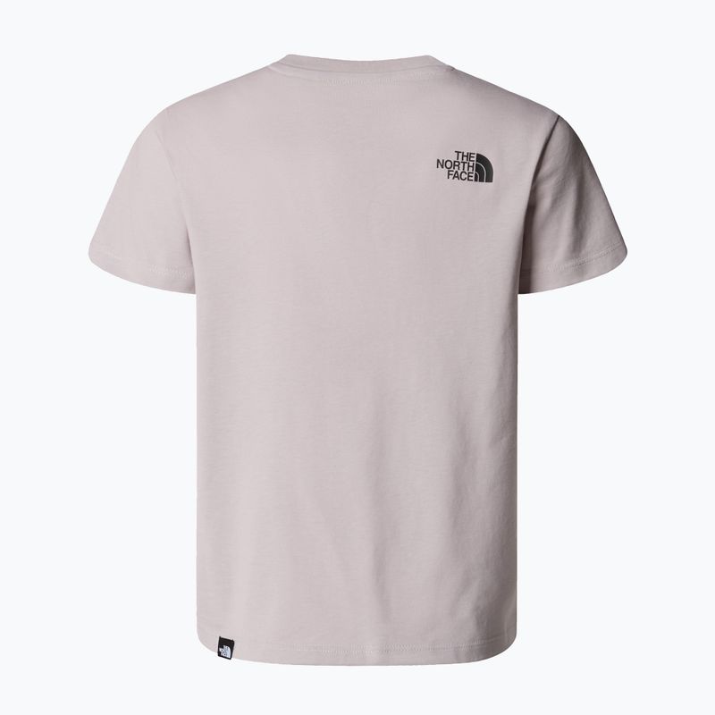 Detské tričko The North Face Teen Simple Dome Tee moonstone grey 2