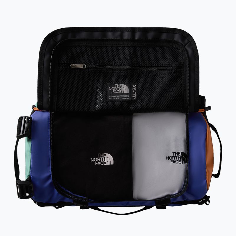 Cestovná taška The North Face Base Camp Duffel XS 31 l indigo plum/bright foam/papaya 4