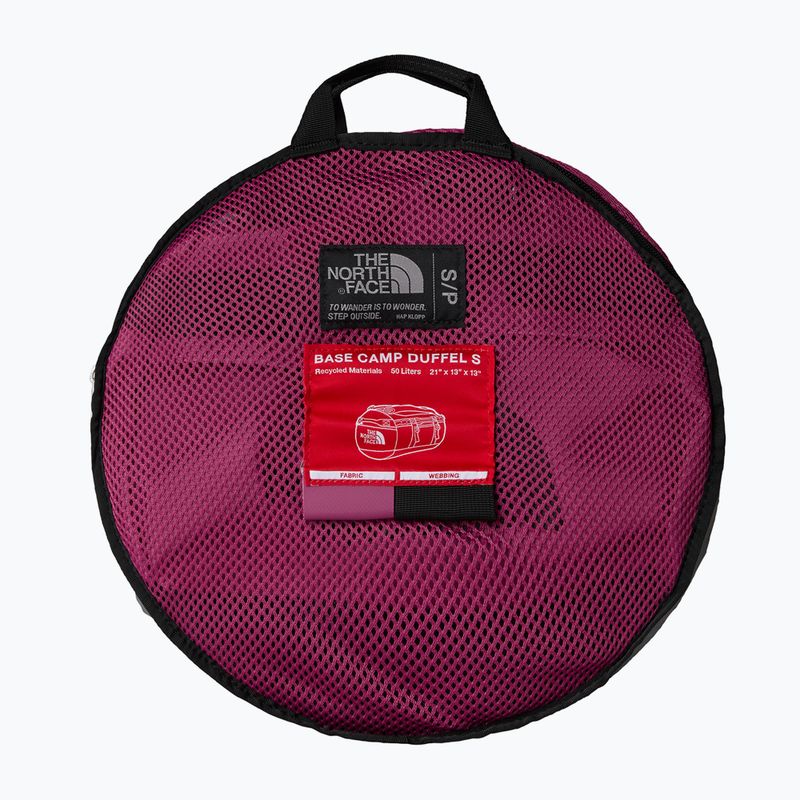 The North Face Base Camp Duffel S 50 l cyber berry/tnf black cestovná taška 3