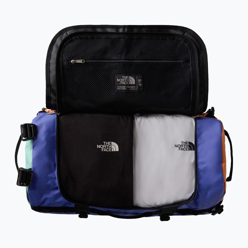 Cestovná taška The North Face Base Camp Duffel S 50 l indigo plum/bright foam/papaya 4