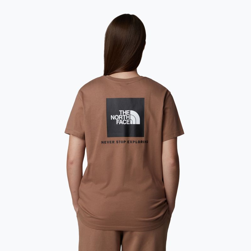 Dámske tričko The North Face Box Nse Relaxed Tee latte/tnf white 3