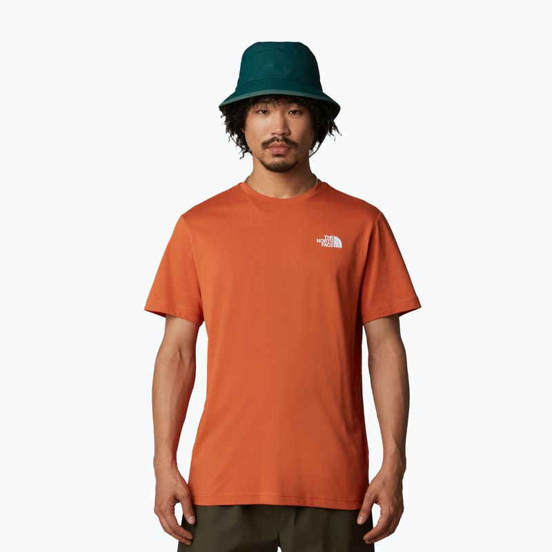Pánske tričko The North Face Box Nse iron bronz/tnf black