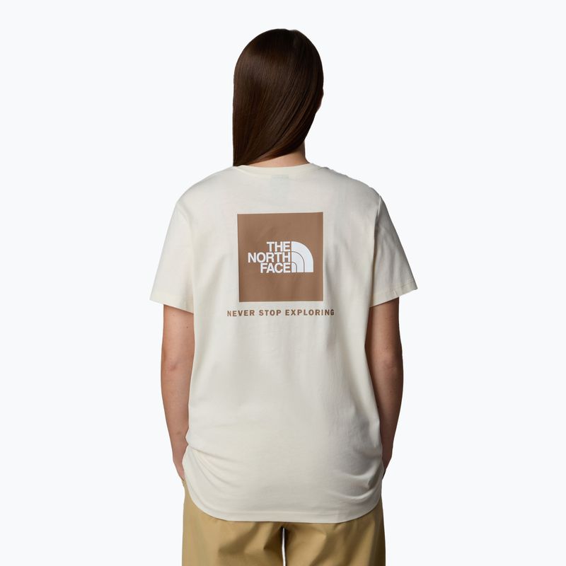 Dámske tričko The North Face Box Nse Relaxed Tee white dune/latt 3