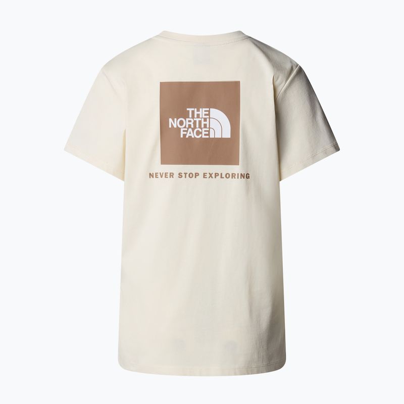 Dámske tričko The North Face Box Nse Relaxed Tee white dune/latt 5