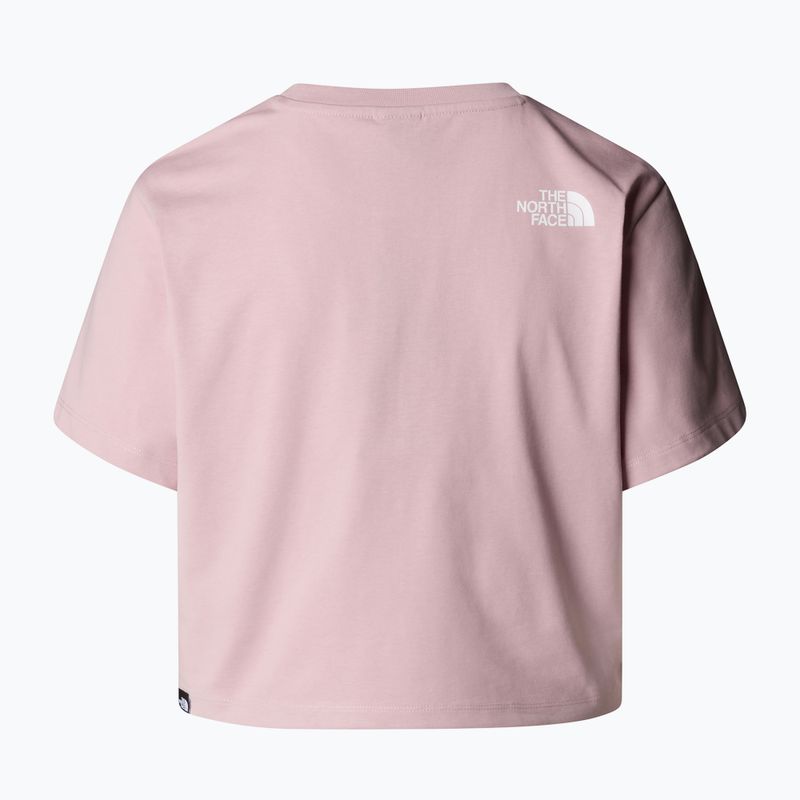 Dámske tričko The North Face Simple Dome Cropped Slim Tee metal pink 5