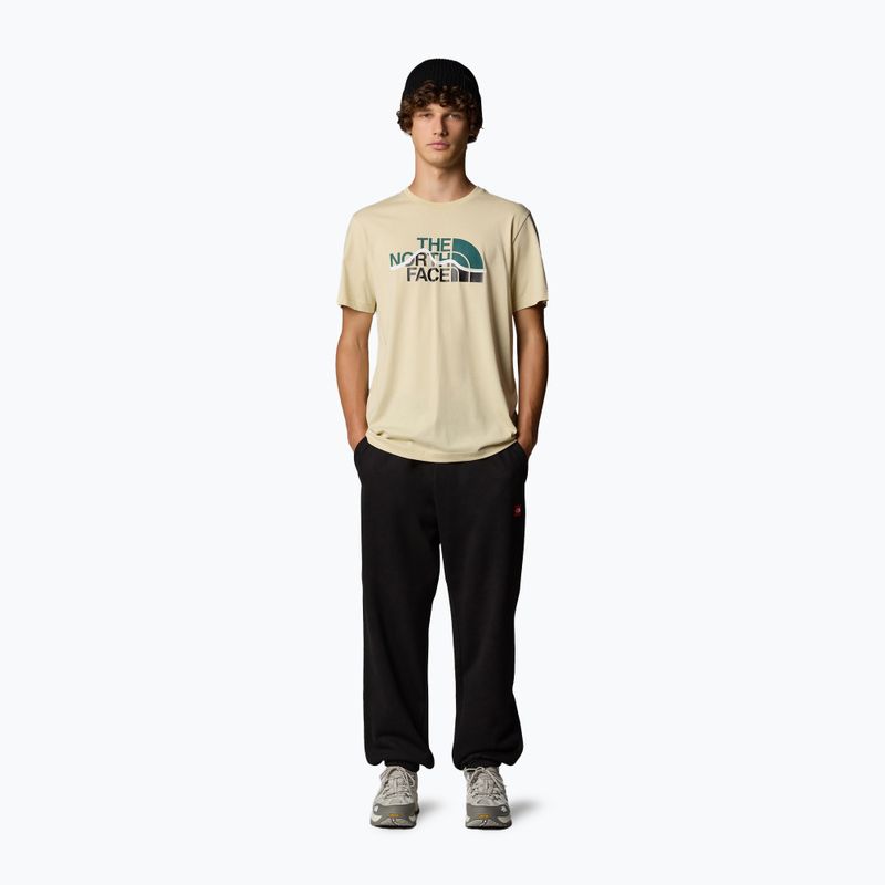 Pánske tričko The North Face Mountain Line Tee gravel 2