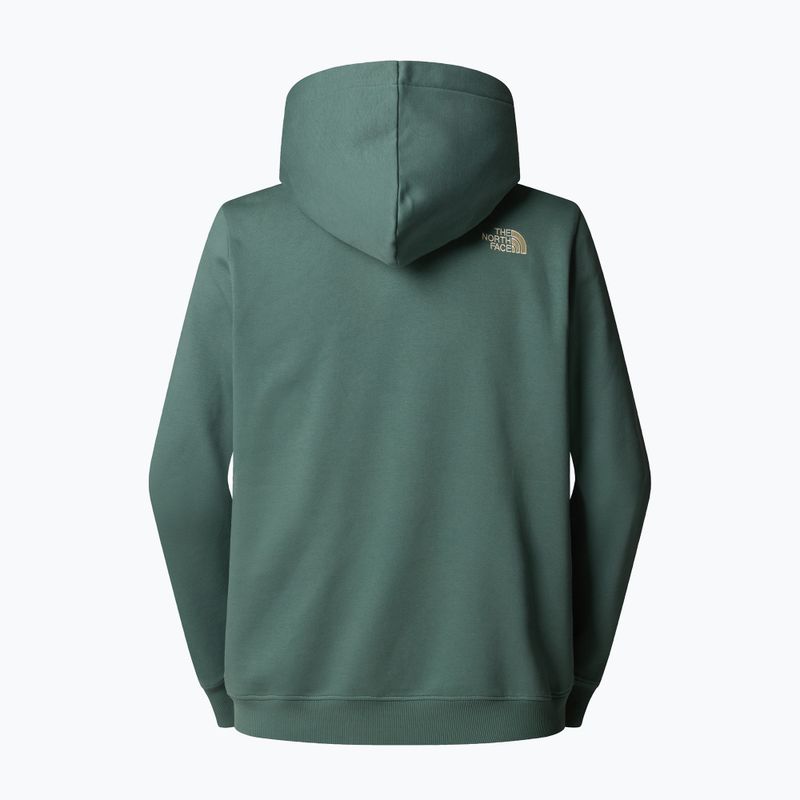 Pánska mikina The North Face Drew Peak Pullover Hoodie duck green/gravel 2