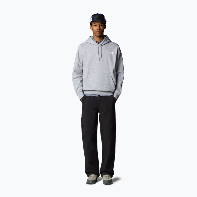 Pánska mikina The North Face Simple Dome Hoodie tnf medium grey heather 2