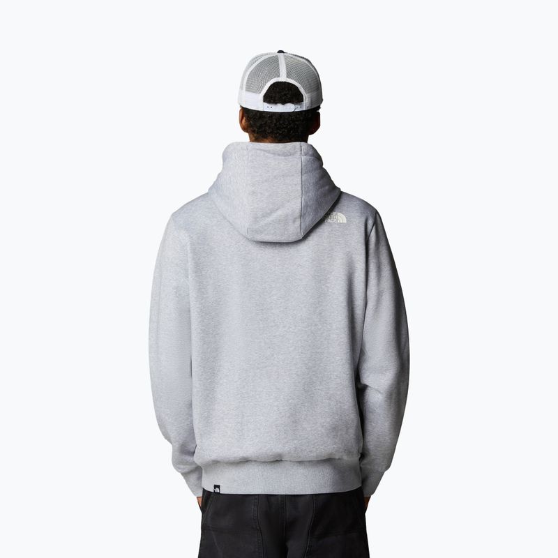 Pánska mikina The North Face Simple Dome Hoodie tnf medium grey heather 3