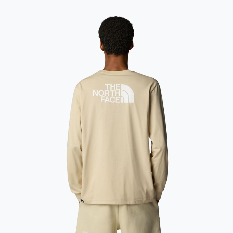 Pánske tričko Longsleeve The North Face Easy Tee gravel 3