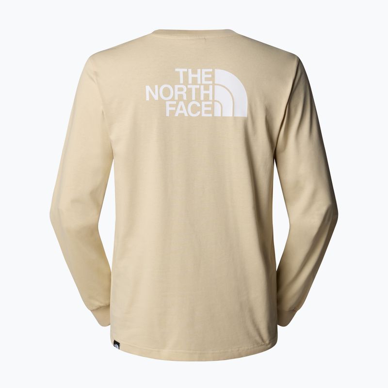 Pánske tričko Longsleeve The North Face Easy Tee gravel 5