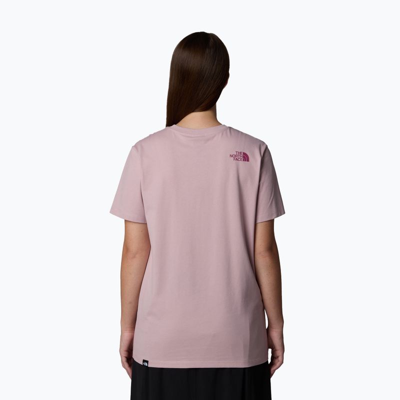 Dámske bežecké tričko The North Face Relaxed Easy Tee metal pink/cyber berry 3