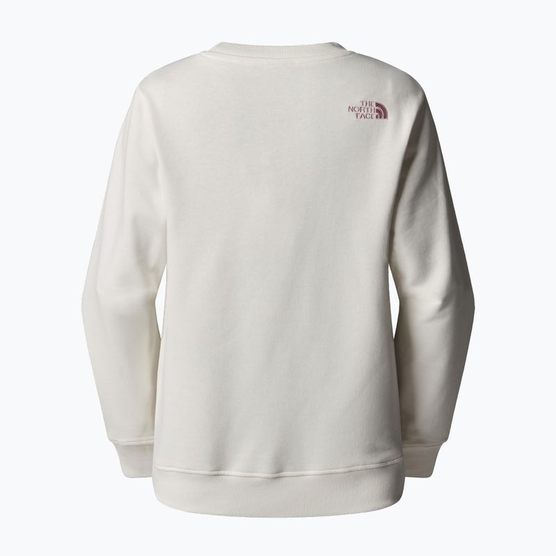 Dámska mikina The North Face Drew Peak Light Crew white dune/metal pink 5