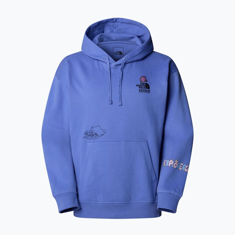 The North Face Mountain Cleanup Over Hoodie virtuálna modrá